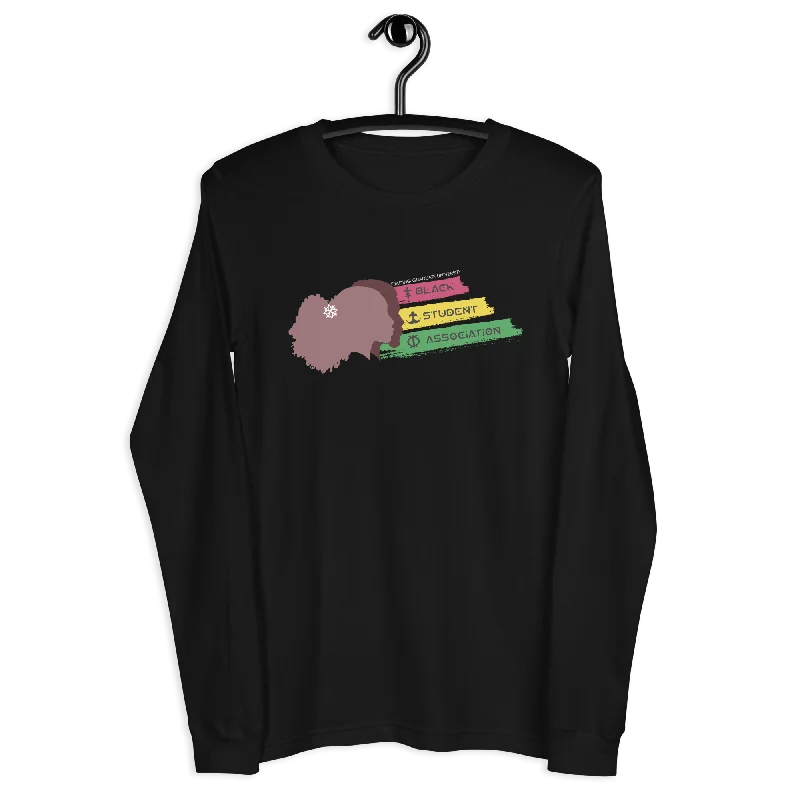 Urban Style Unisex Long Sleeve T-Shirt | Black Student Association Logo