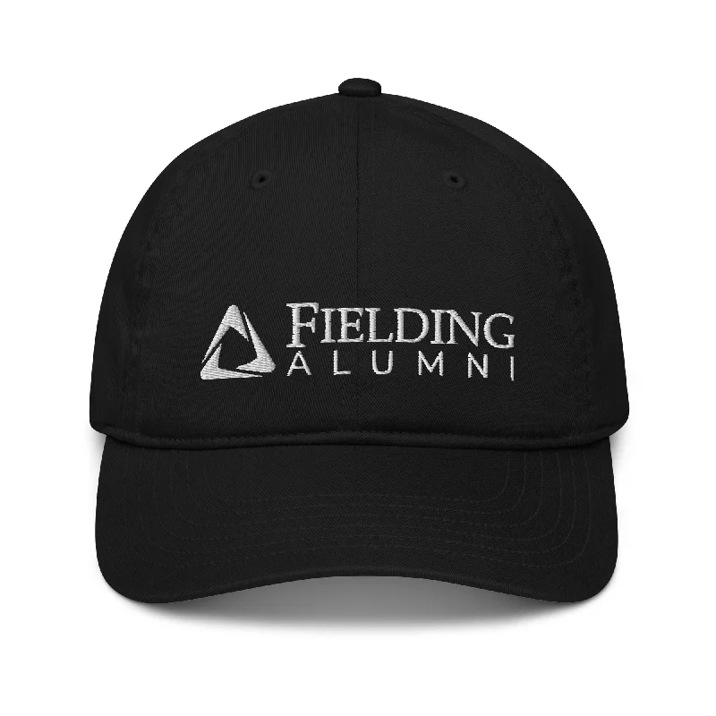 Embroidered Letters Organic Eco-friendly Baseball Cap | Alumni Logo