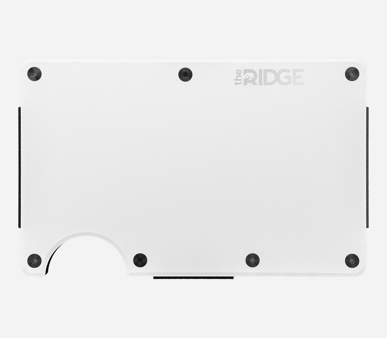 British casual Ridge Wallet Cash Strap | Matte White