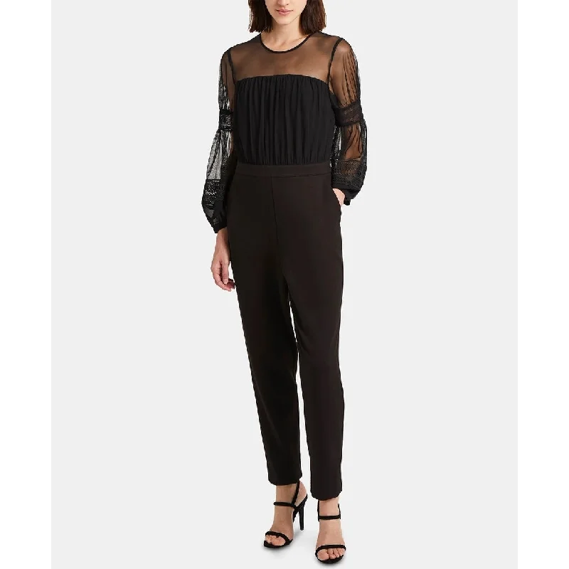 Low-key Luxury French Connection Women's Paulette Jumpsuit Black Size 2