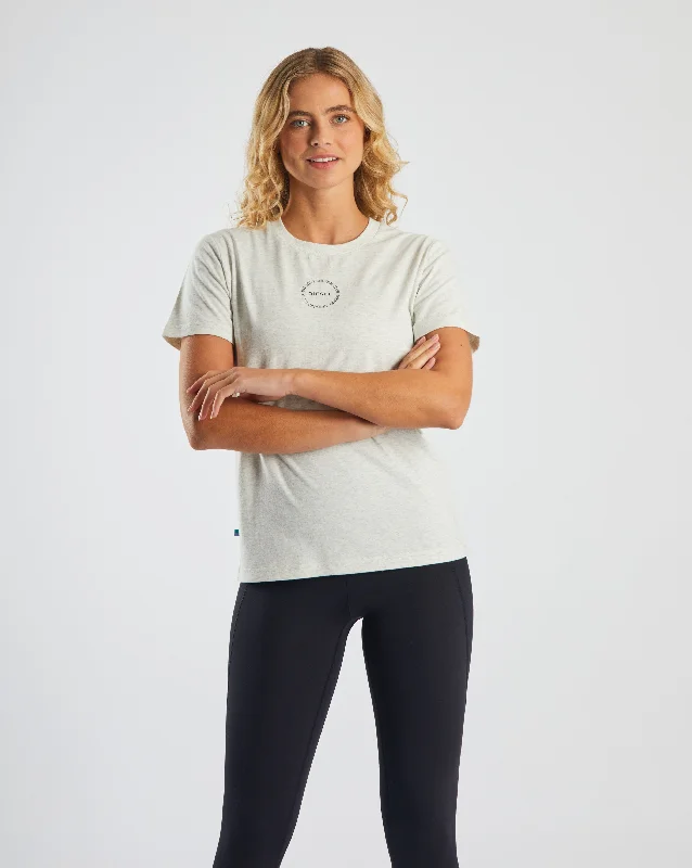 Classic Style Barbora T-Shirt Light Grey Mel