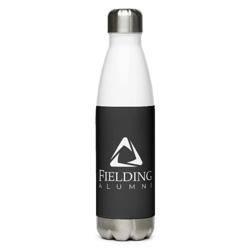 Cozy Layers Stainless Steel Water Bottle - Dark Grey | Alumni Logo