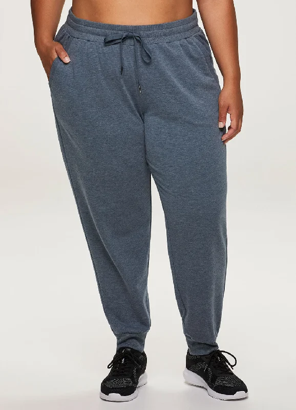 Comfortable And Simple Plus Weekend Fleece Jogger