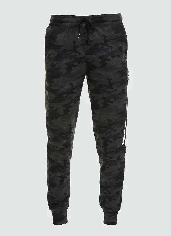 Street Show-off Style Prime Cuffed Camo Jogger with Pockets