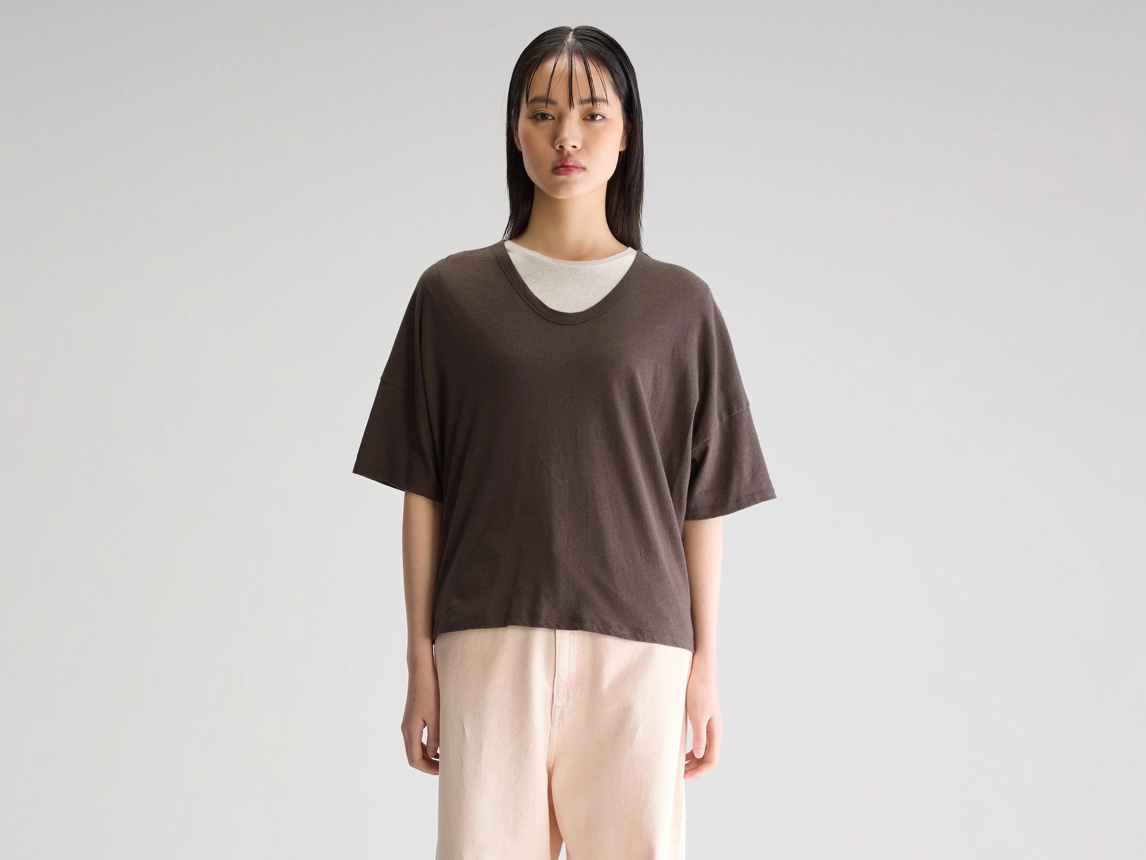 Cool Summer Vurdes short-sleeve t-shirt (251 / W / DARK ROAST)