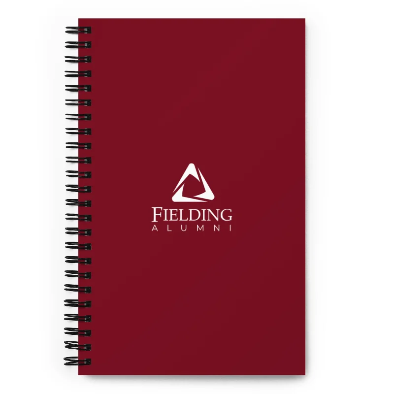 Cozy Vibes Spiral Notebook - Merlot | Alumni Logo
