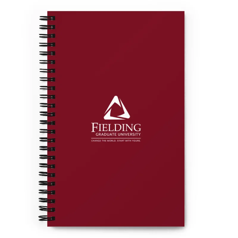 Fashion Classic Spiral Notebook - Merlot | Fielding Logo
