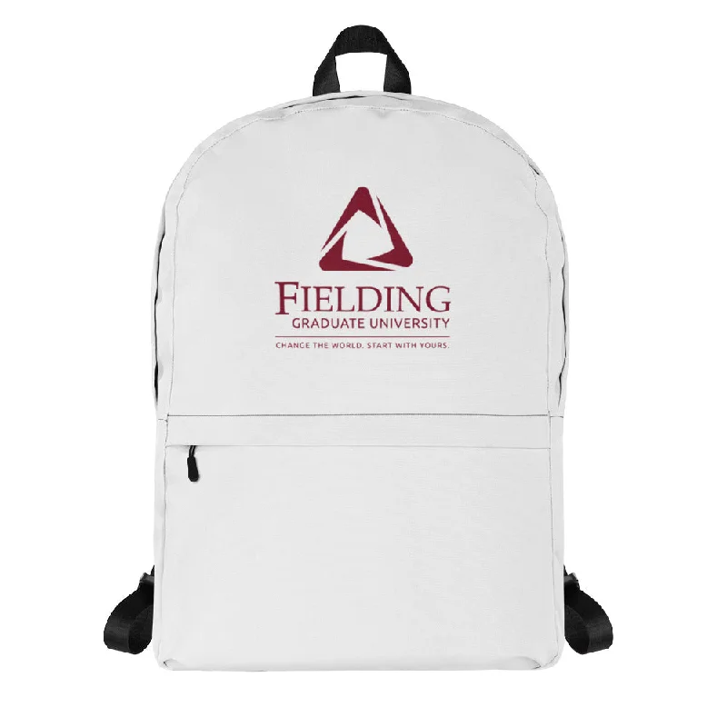 Chic Relaxation Backpack - White | Fielding Logo