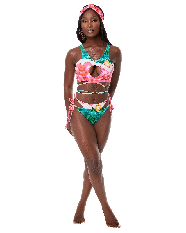 Elegant Classic Carena Wrap String Bikini