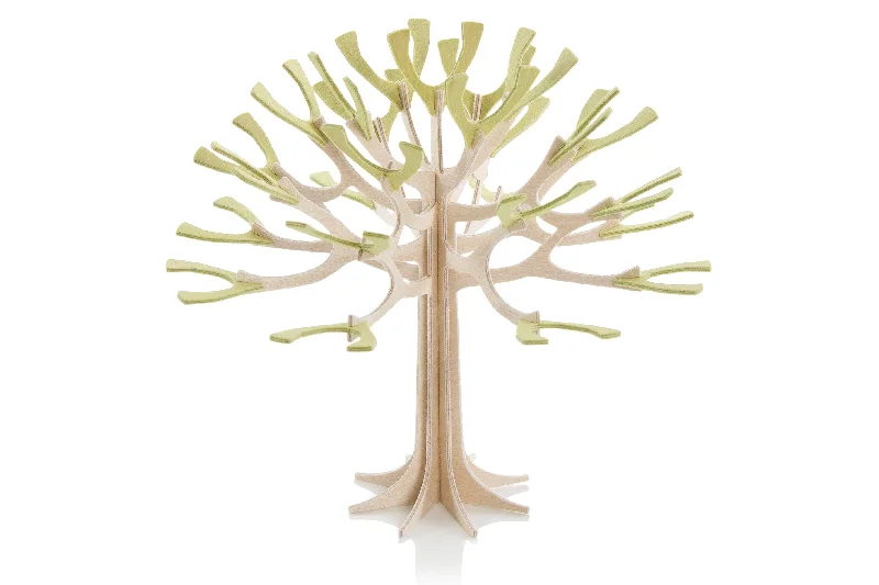 Natural Wood Pale Green
