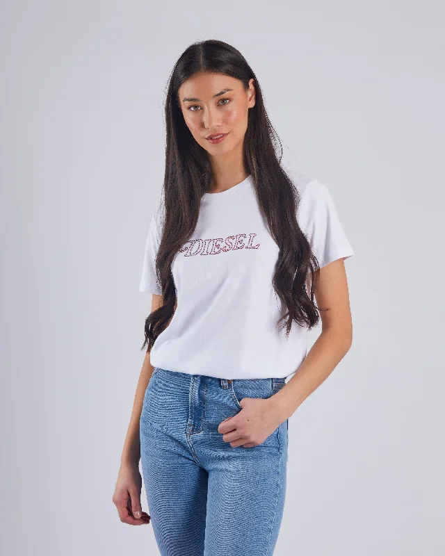 British casual Azzura Tee Dove White