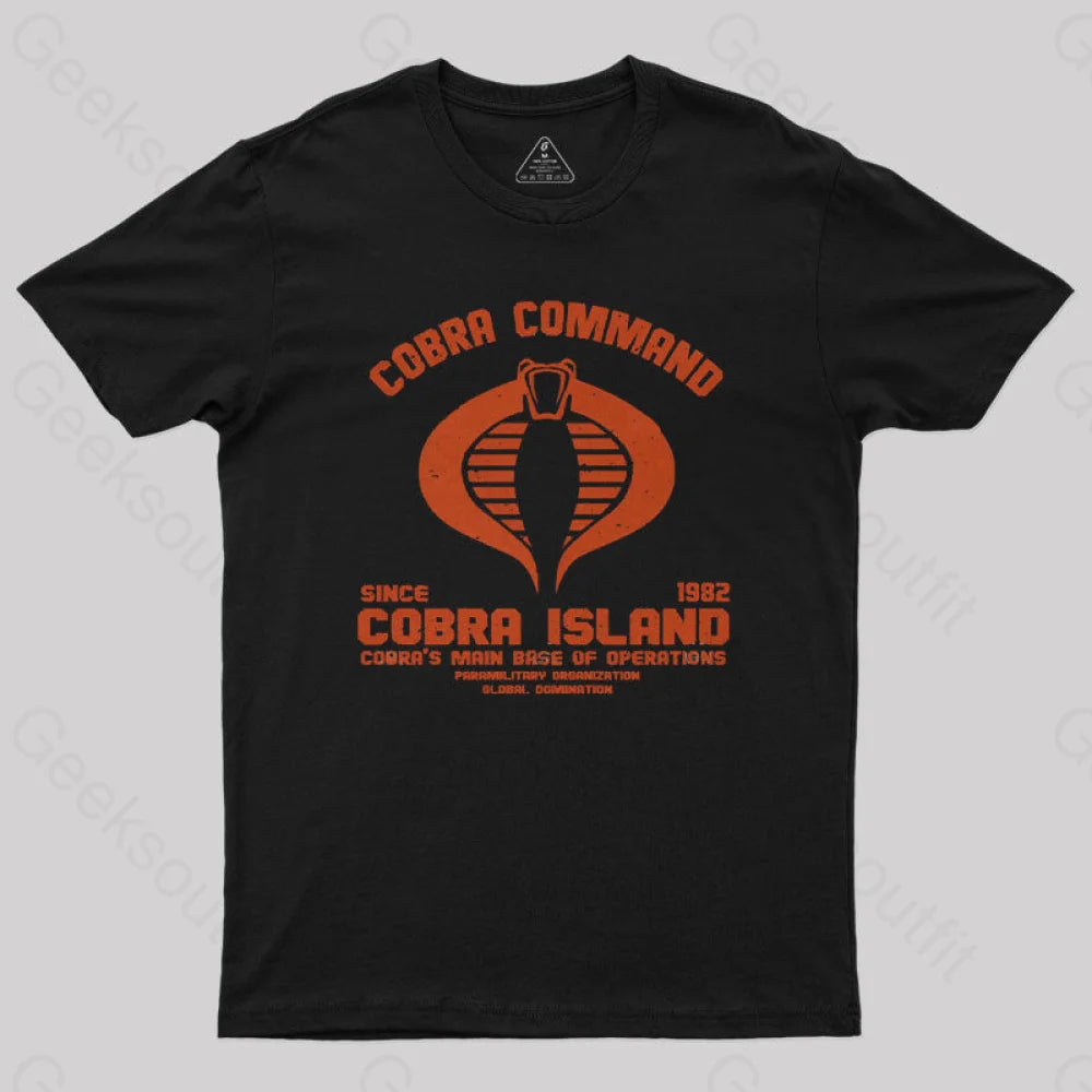 Personal Design Cobra command Geek T-Shirt