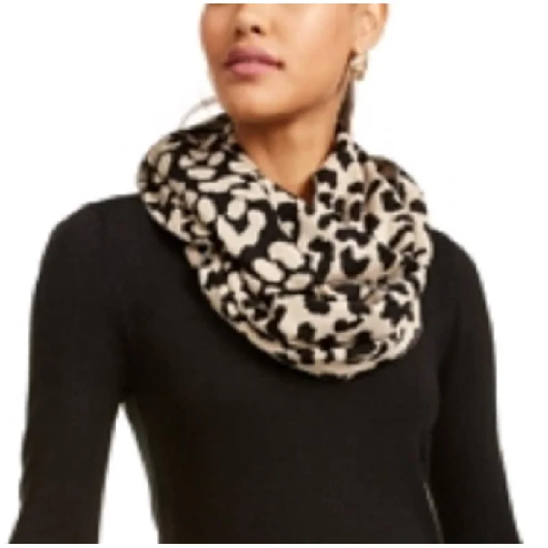 Urban Style Sequin Hearts Junior's Leopard Scarf A Line Skater Dress Black Size X-Small