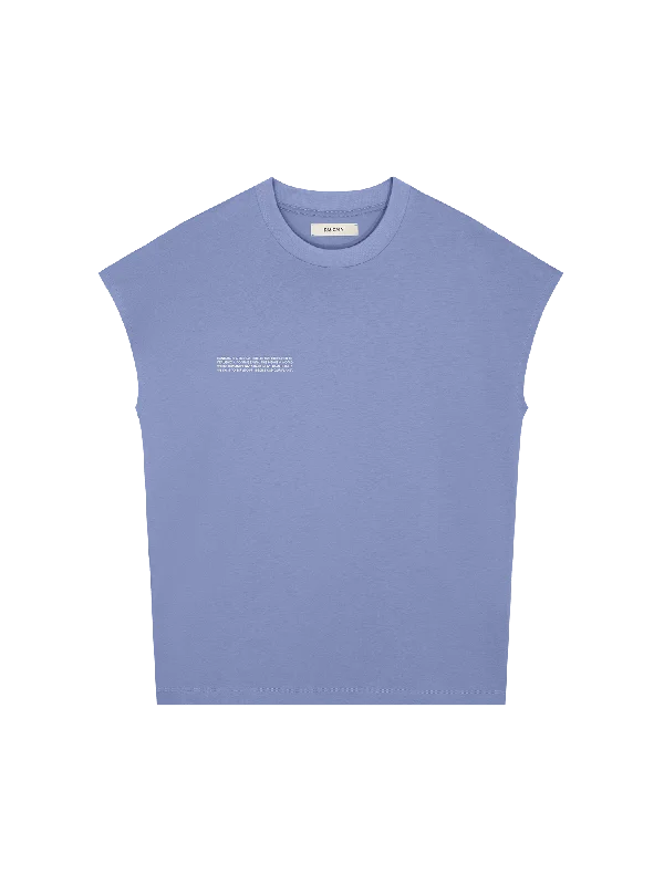 Design Trend Womens 365 Midweight Cropped Shoulder T-Shirt—aster purple