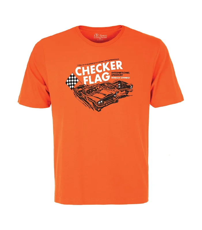 Relaxed Dresses Checker Flag T-Shirt