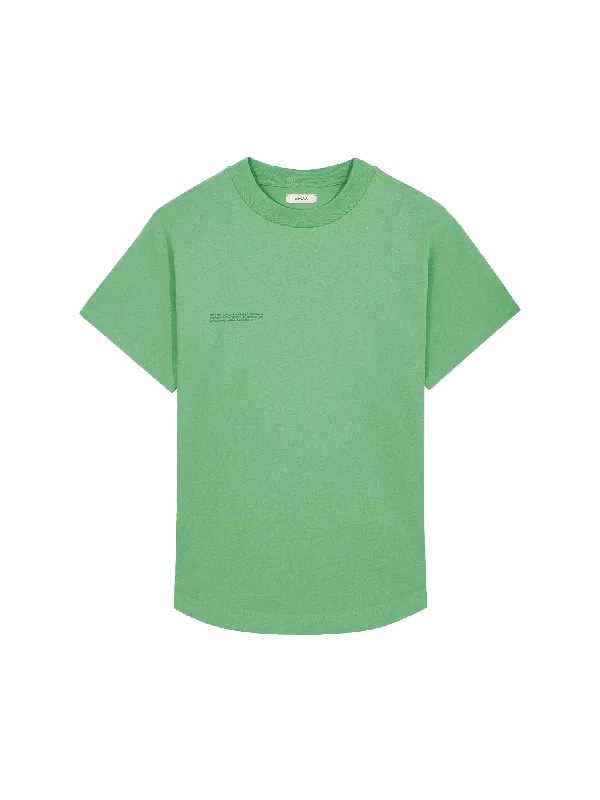 Fashionable Prints Womens Reclaimed Cotton Boxy T-shirt—reclaim jade