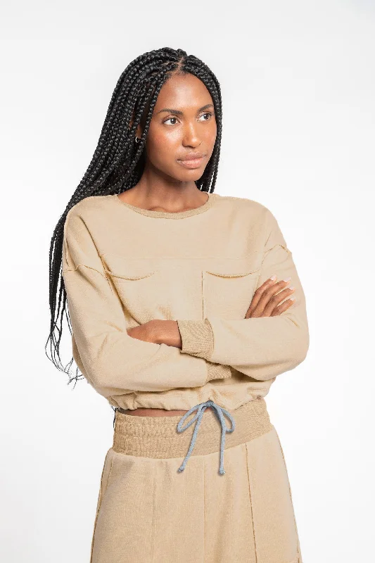 Street Show-off Style Cool Rustic Maxi Blouse