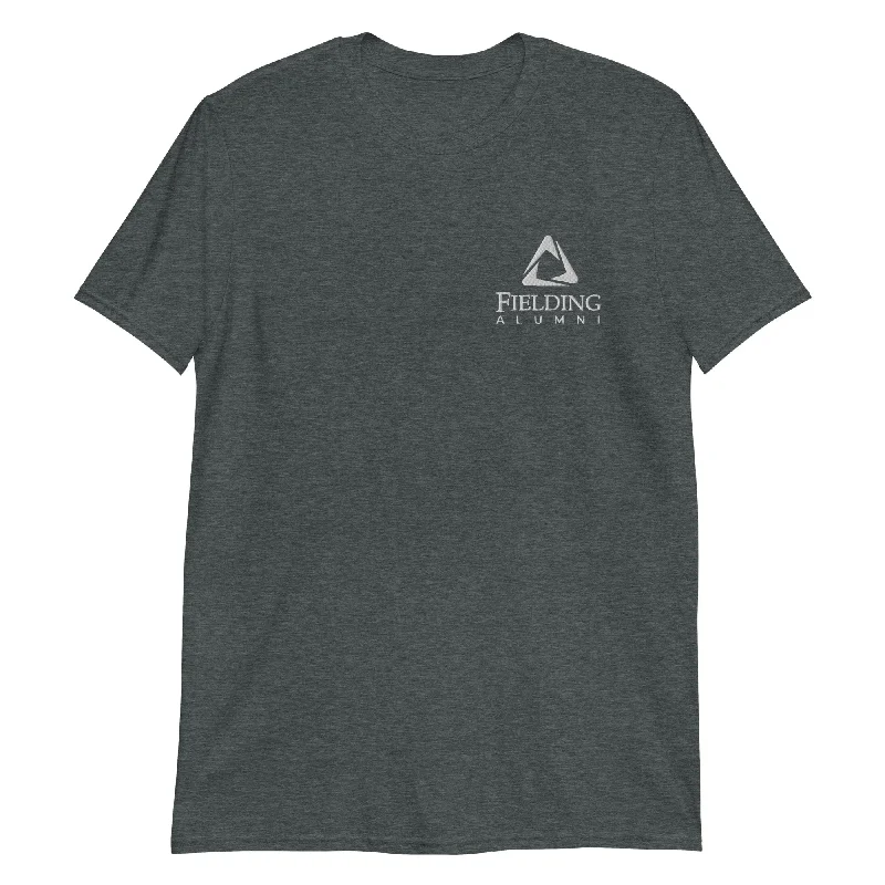 Denim Design Unisex Basic Softstyle T-Shirt | Embroidered Alumni Logo