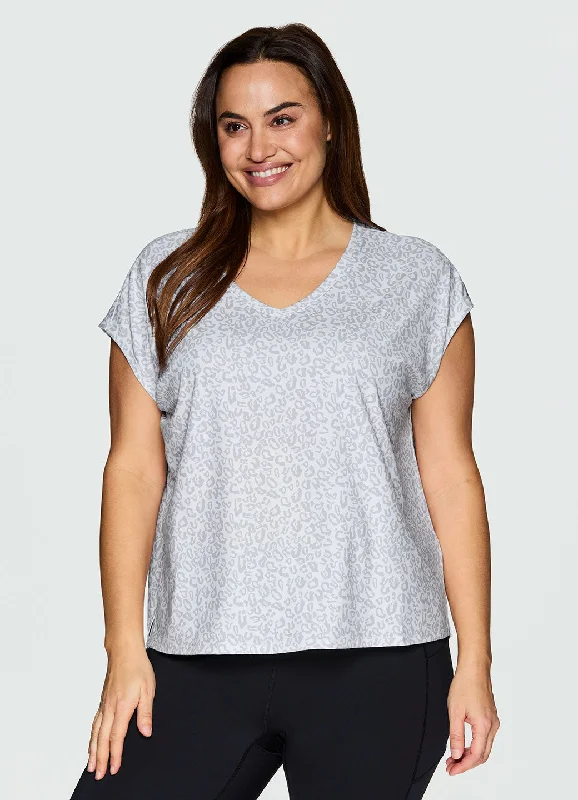 French Style Plus Super Soft Leopard Tee