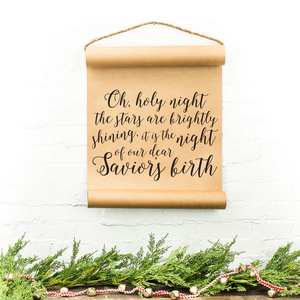 Urban Comfort Oh Holy Night Scroll | Mini