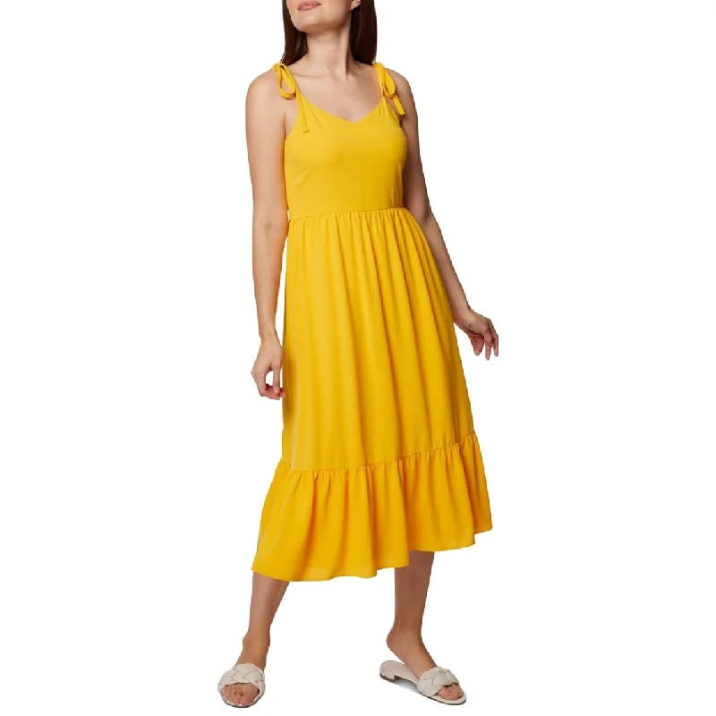 Dressing Tips Bcbgeneration Women's Tie Strap Maxi Dress Yellow Size 2