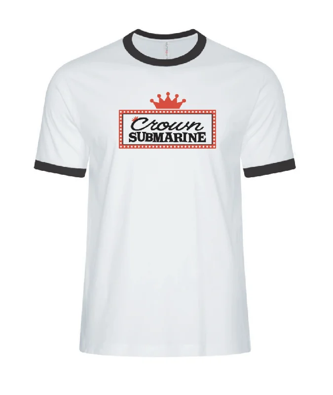 Retro Prints Crown Submarine Ringer T-Shirt