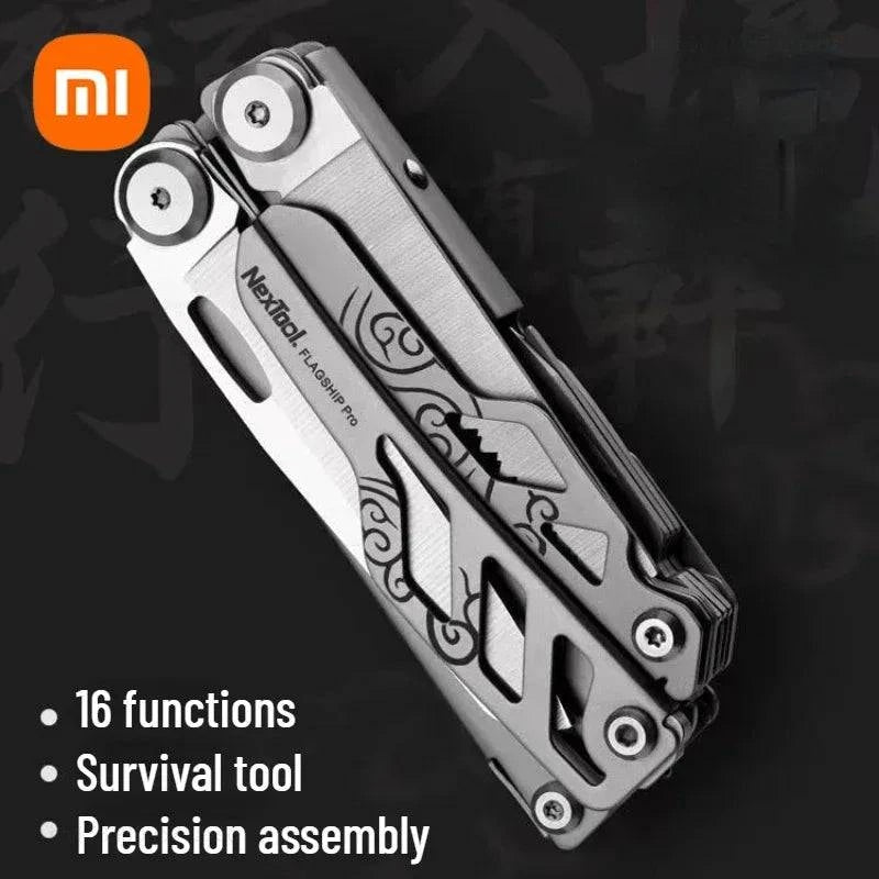 Diamond Series Xiaomi NexTool Flagship Pro Special EDC Outdoor Hand Tool 16 IN 1 Multi-Tool Pliers Multi Tool Outdoor Folding Pliers EDC Knife