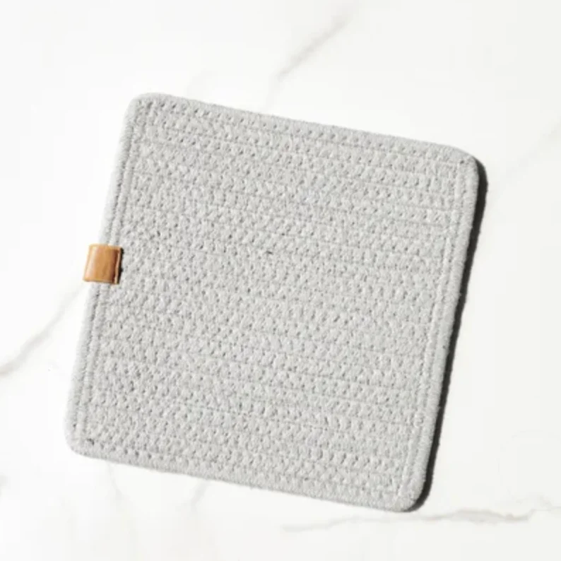 Fashion Wear 8.25" Square Hot Pad | Grey