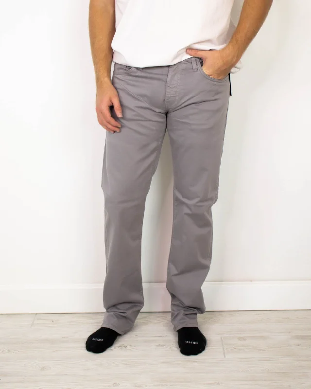 Fashion Touch Zach Straight Leg Pant | Graphite Twill