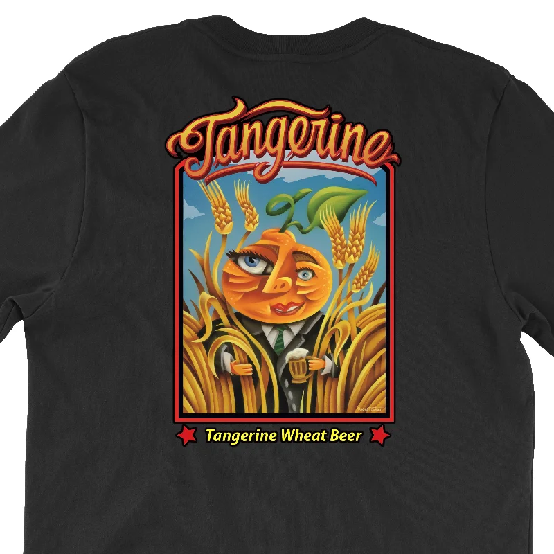 Retro Fashion Tangerine T-Shirt <P> (Four Colors)