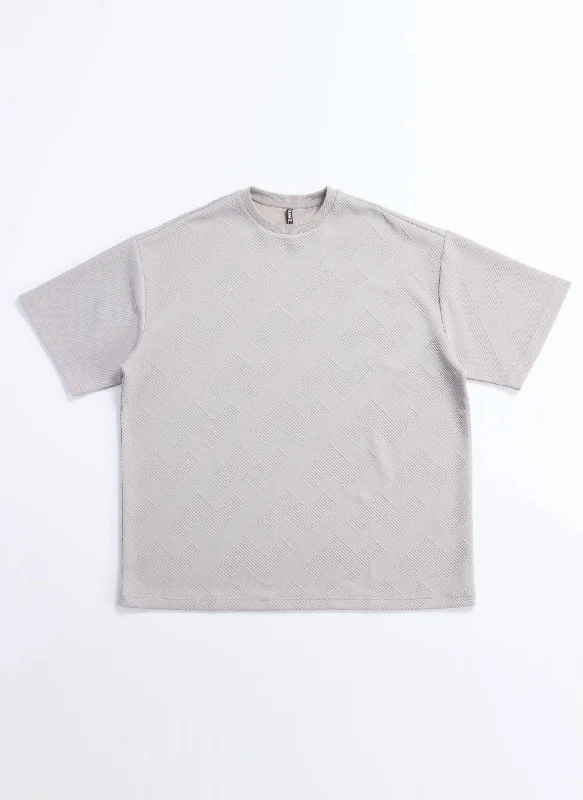 Retro Lace Fabric Polyester Spandex Jacquard Tee