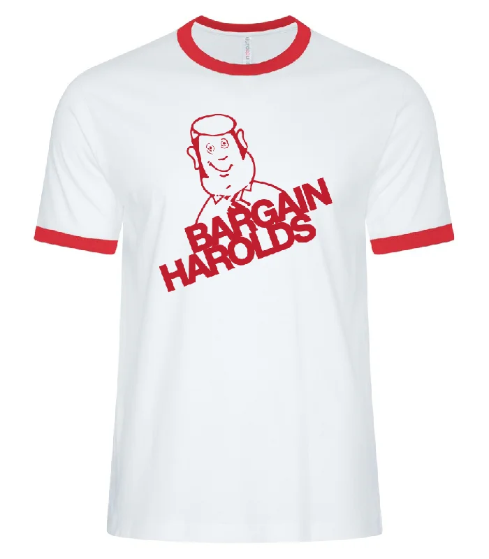 High-end atmosphere Bargain Harolds Ringer T-Shirt