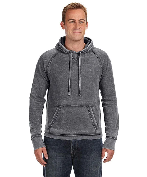 Advanced Design JA8915 - J America Adult Vintage Zen Fleece Pullover Hooded Sweatshirt | Dark Smoke