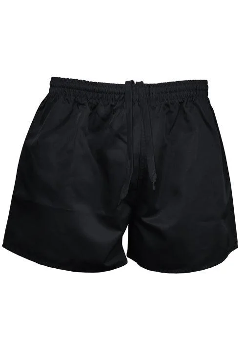 Luxury Classic Kids Rugby Shorts - Black