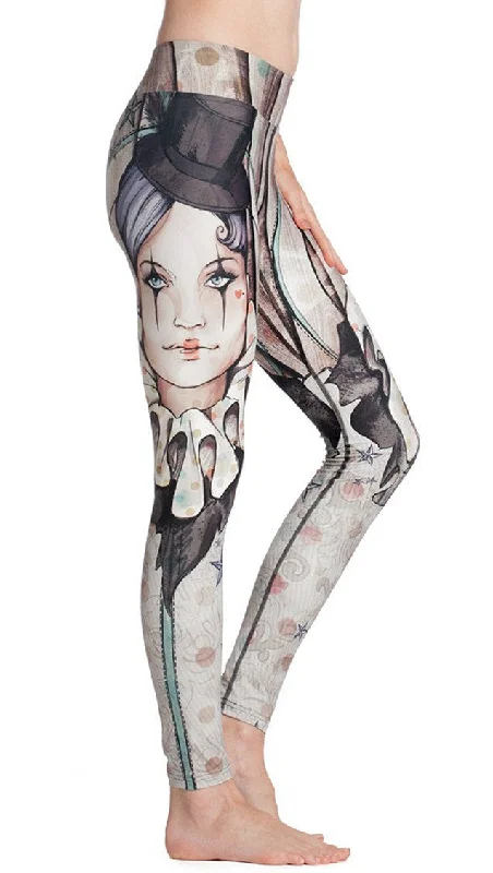 Noble Temperament Circus Girl - Full Length Triathlon Leggings