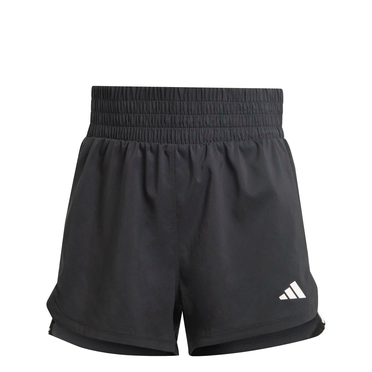 Cool Breeze At Night adidas Women's Pacer Training 3-Stripes High-Rise Shorts
