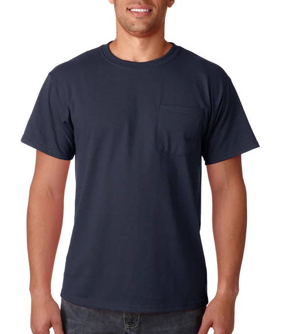 Party Wear 29MP - Jerzees Adult 5.6 oz. DRI-POWER® ACTIVE Pocket T-Shirt | J Navy