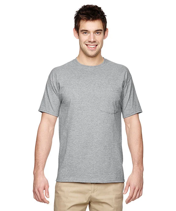 Classic Series 29MP - Jerzees Adult 5.6 oz. DRI-POWER® ACTIVE Pocket T-Shirt | Athletic Heather
