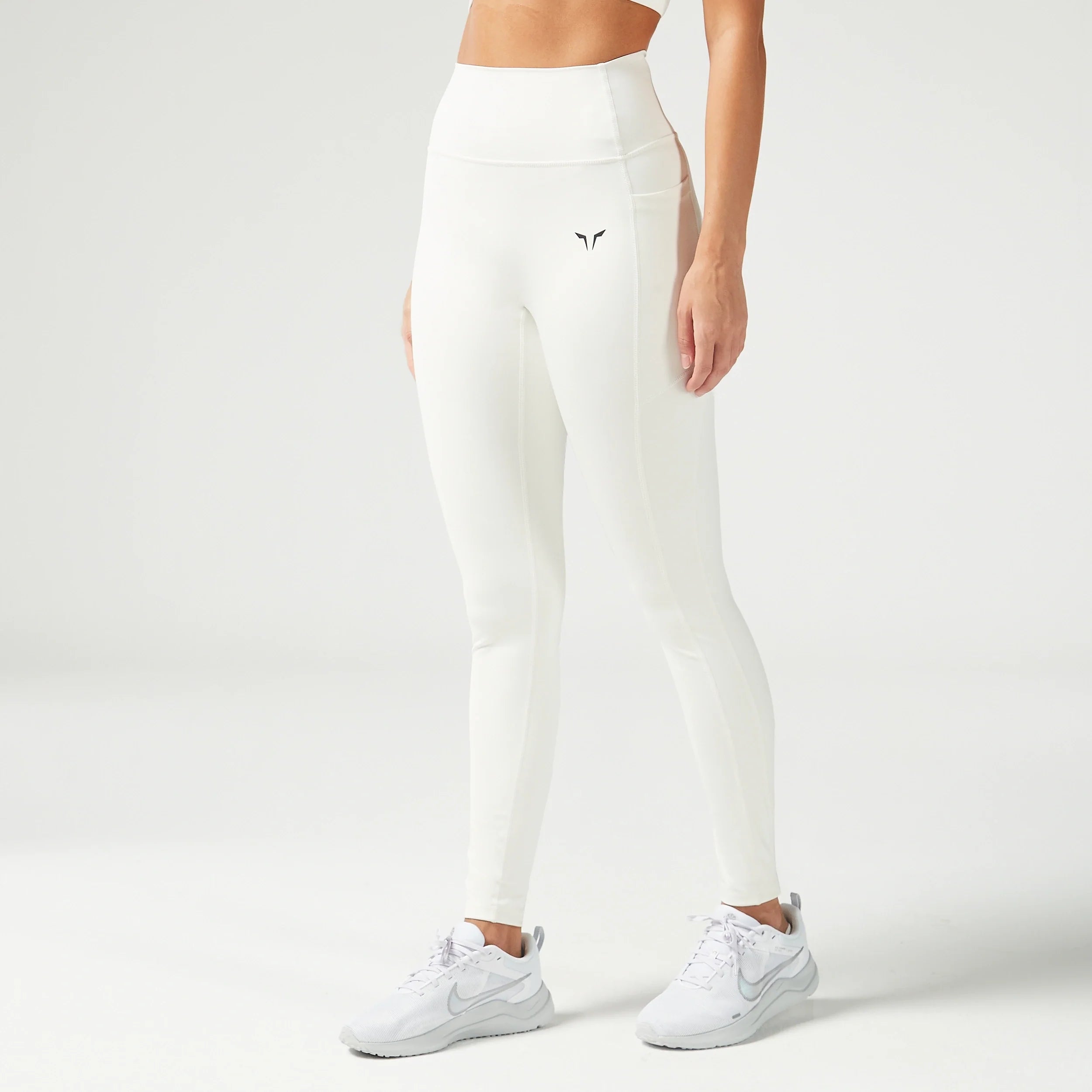 Easy Style Essential ACT Double Layered Leggings 27" 2.0 - Pearl White