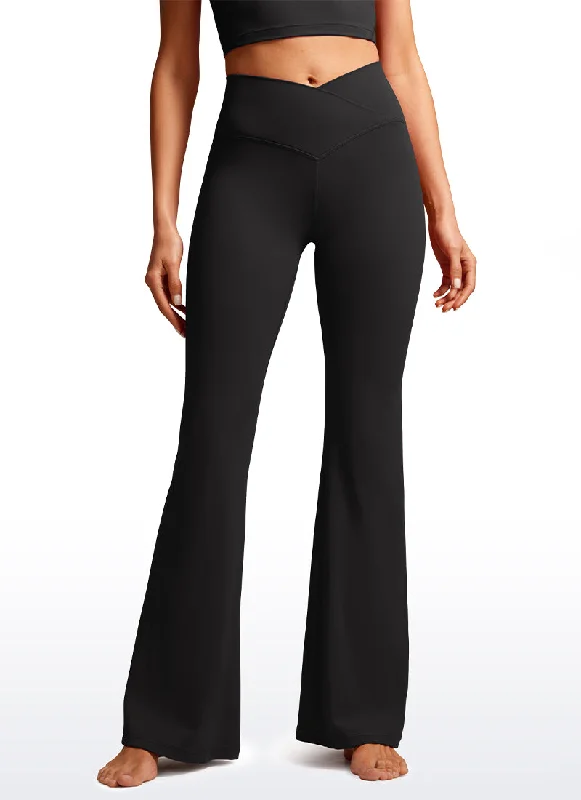 Party Wear Butterluxe Flare Leggings 31'' - V Cross Waist