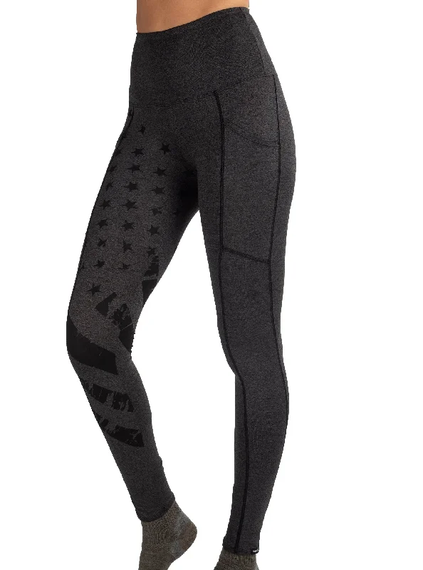 High-end Customization SoftTECH™ Pro Flag Pocketed Leggings