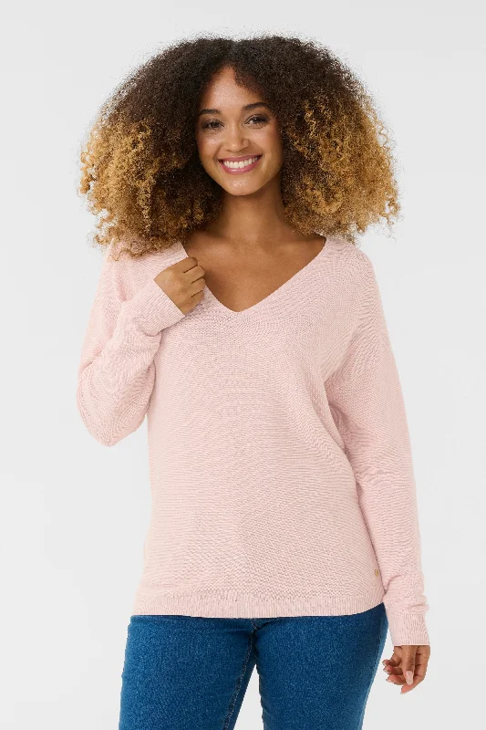 Casual Choice Cream Sillar Long Sleeve Pullover
