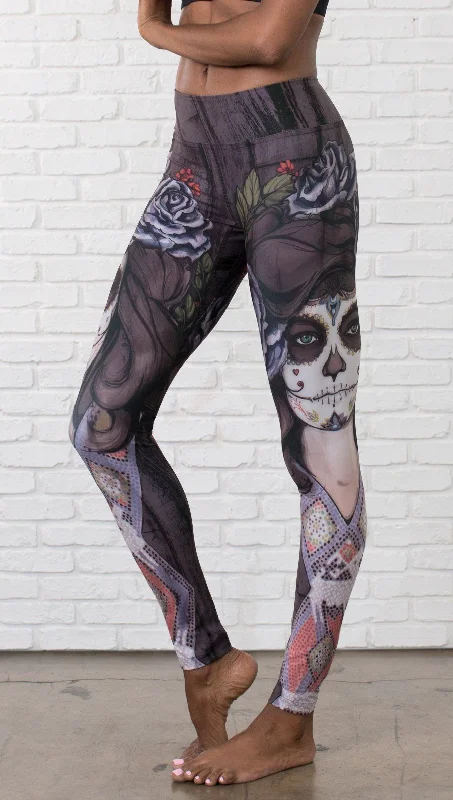Modern City Dark Sugar - Full Length Triathlon Leggings