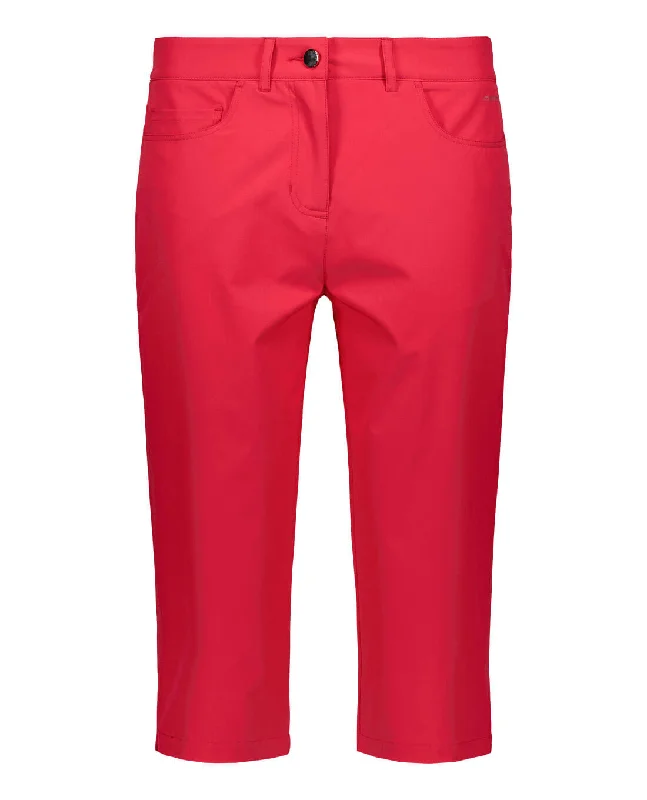 Printed pattern CATMANDOO Sophia Capri - CMD 4-Way Stretch Deep Rose