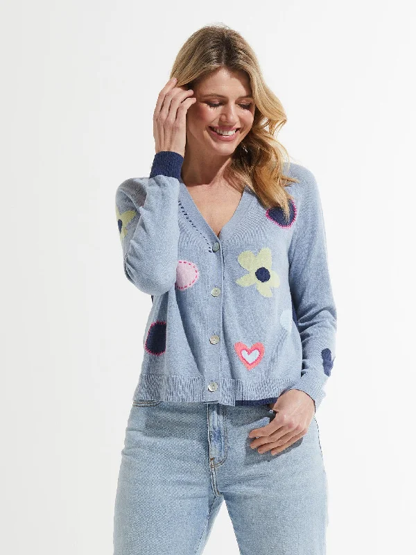 Urban Design Sense Zaket & Plover Flowers And Spots Sweater