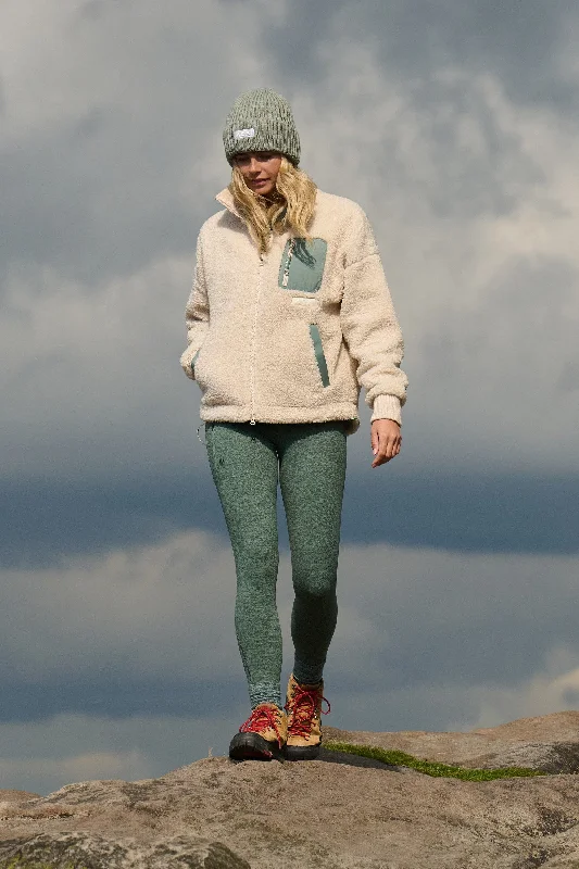 Casual Chic Wear Thermal Outdoor Leggings - Full Length - Laurel
