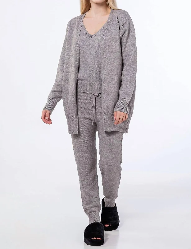 Bottom And Versatile Monroe Jogger In Grey
