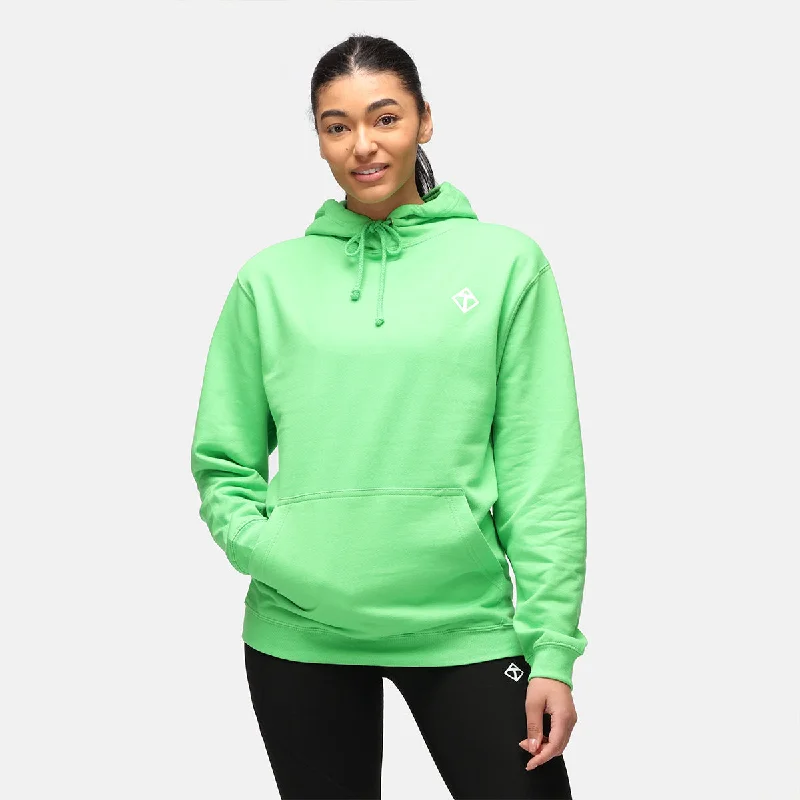 Minimal Comfort Lime Diamond Hoodie
