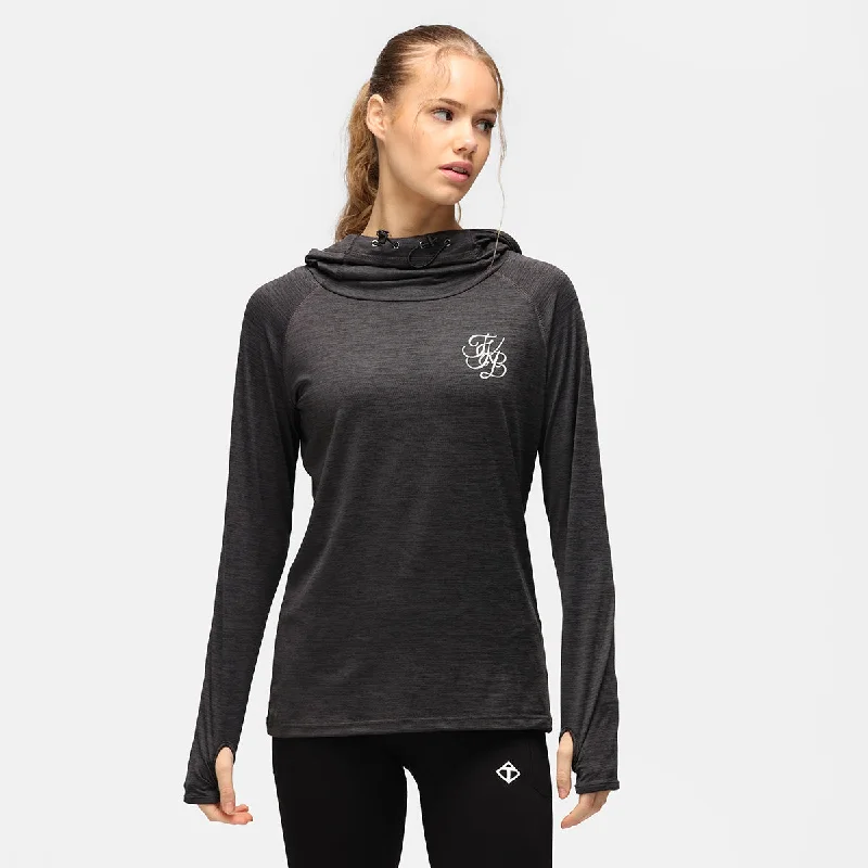 Playful Style TKB Black Slate Cowl Neck Hoodie