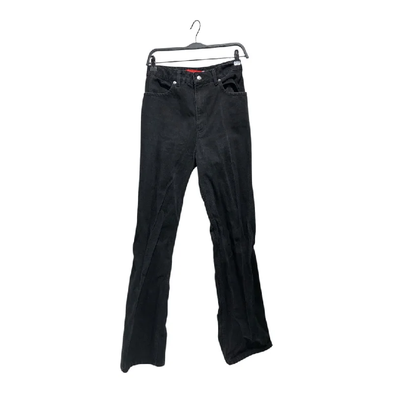 Fashion Innovation ECKHAUS LATTA/Wide Leg Pants/28/Cotton/BLK/